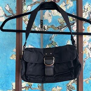 LAUREN by Ralph Lauren Small Handbag - Black Nylon